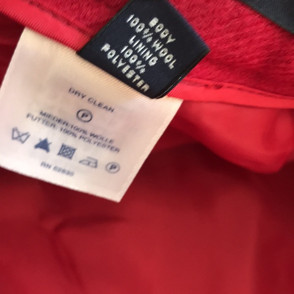 Lands end cranberry rose wool Aline skirt size 8 - Picture 4 of 10